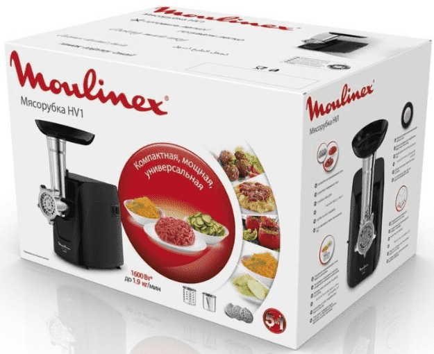 Мясорубка электрическая MOULINEX ME112832 450Вт, Франция